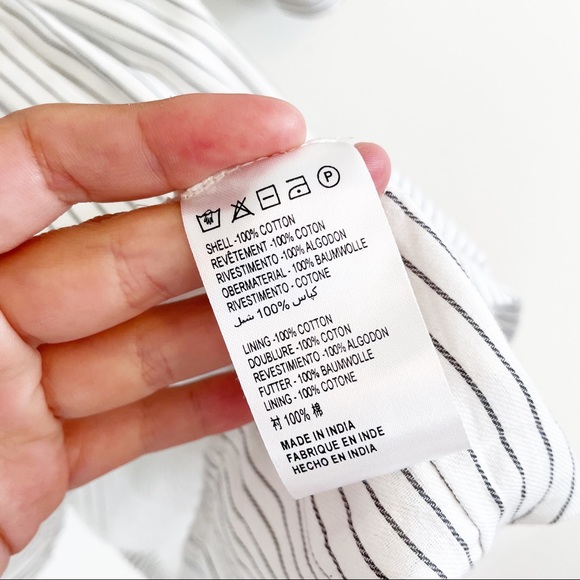 CLEOBELLA Sadie Striped Mini Dress in Ivory Medium - Picture 13 of 15